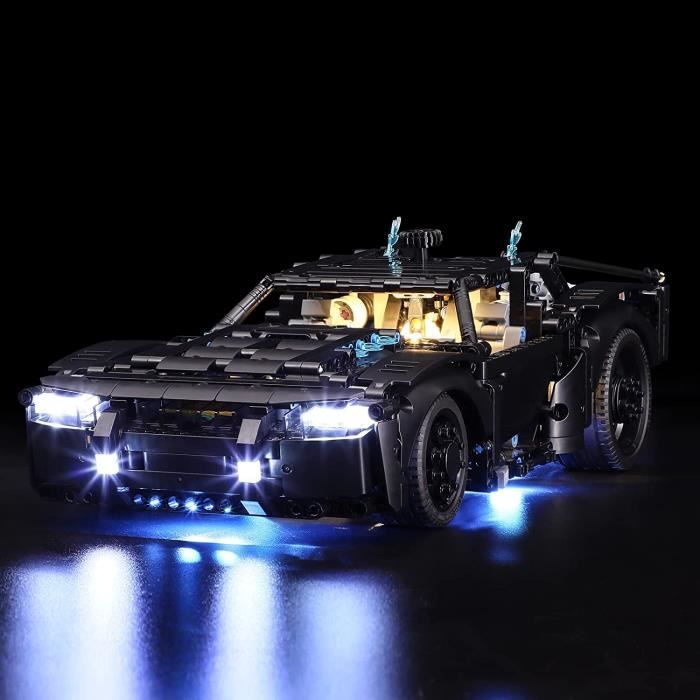 YEABRICKS LED Light pour Lego-42127 Technic The Batman Batmobile Modele de Blocs de Construction (Ensemble Lego Non Inclus)