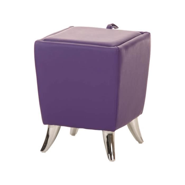 CLP Tabouret de design ROXY, assise très élégante avec coffre de rangement et coussins, hauteur de l’assise 45 cm, 12 couleurs au...