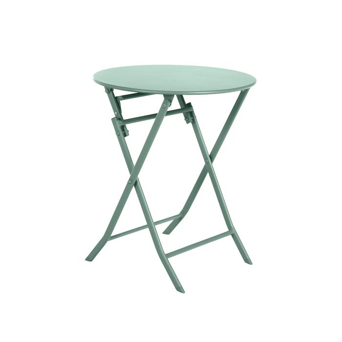 Table de jardin ronde Greensboro Ø 60 cm Olive - Hespéride Vert