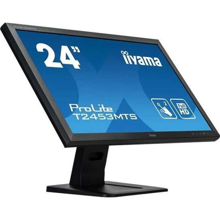 IIYAMA Écran tactile LCD ProLite T2453MTS-B1 59,9 cm (23,6-) 16:9 2 ms - Optique - Écran multi-tacti