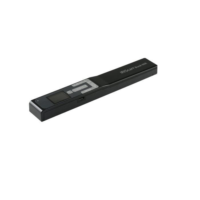 IRIScan Book 5 Noir WIFI,Batterie Lithium,30PPM,Simplex,LCD Couleur,Scan to JPG/PDF,Scan vers carte SD,Scan vers JPG/PDF/MS Word &