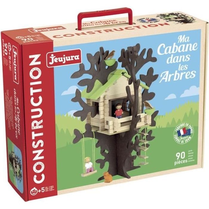 JEUJURA Cabane dans les arbres - 90 pièces