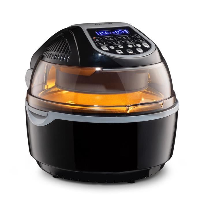 Klarstein VitAir Smart - Friteuse à air chaud - contrôle par appli - 1400 W - 7,75 L - 20 Programmes - Noir