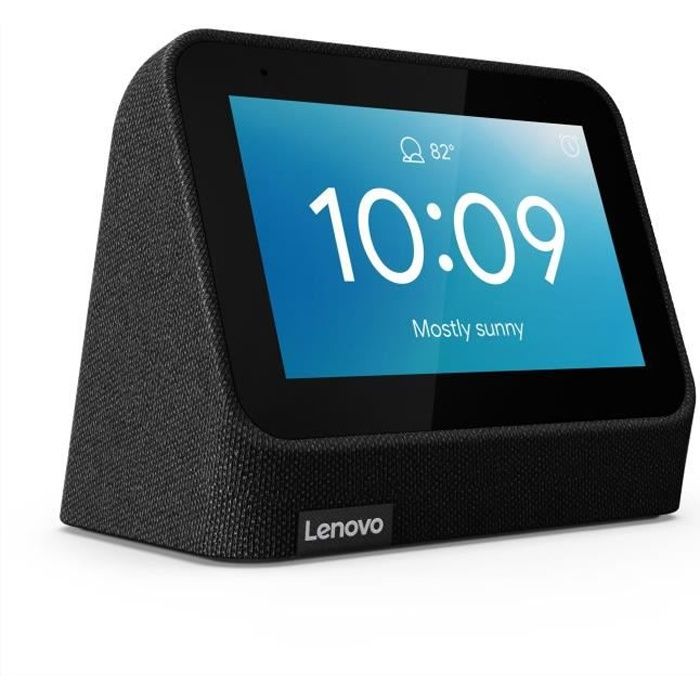 Lenovo Smart Clock V2 Black - RAM 1 Go + Flash 8 Go - 4- LCD