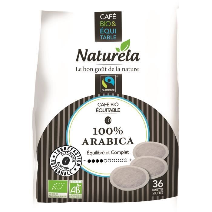 Naturela Café Dosettes Souples 100% Arabica Équitable x5 n° 5 Bio