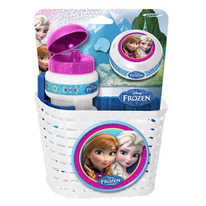 LA REINE DES NEIGES Corbeille + Bidon + Sonnette - Disney