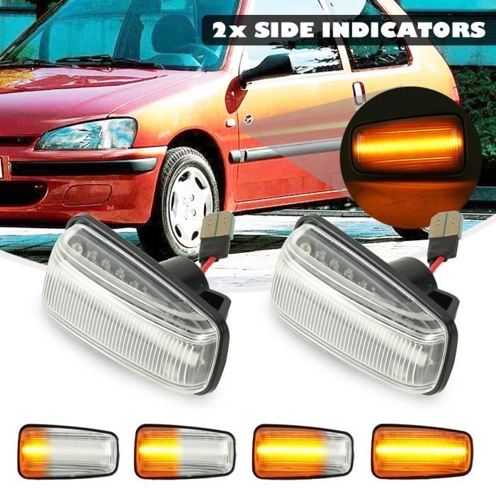 TEMPSA LED Feux Clignotant Coulant Marqueur Latéral pour citroen Berlingo Jumpy Saxo Xantia Xantia Break Xsara CLAIRE