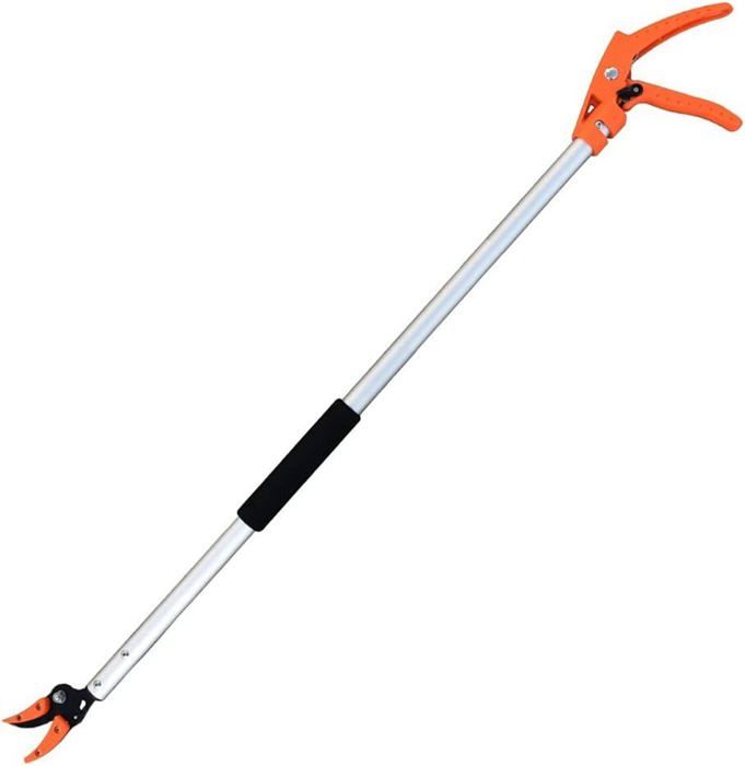 Sécateur à Perche Télescopique 0,6 M - Pour Cueillir Fruits Et Couper Branches - Lame Coupante 1/2 Pouce - Jardin - 4