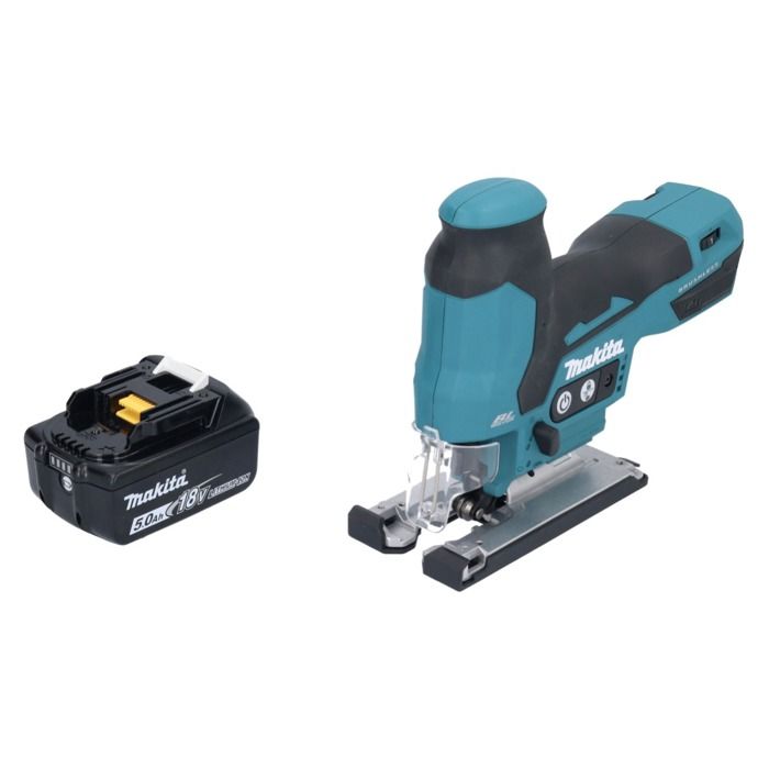 Makita DJV 185 T1 Scie sauteuse pendulaire sans fil 18 V Brushless + 1x batterie 5 0 Ah sans kit chargeur - vue 2