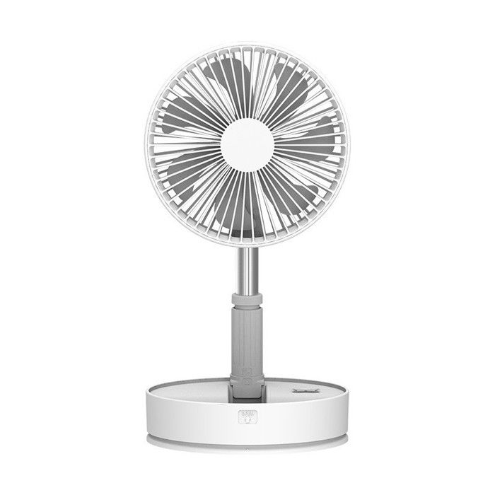 Ventilateur oscillant avec télécommande P11-7200 mAh - Blanc adapté au camping 4 vitesses portable - Nobrand