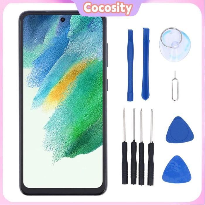 Écran Tactile de Remplacement pour S21 FE 5G SM G990B TFT avec Cadre Outils de Réparation pour S21 FE 5G SM G990B