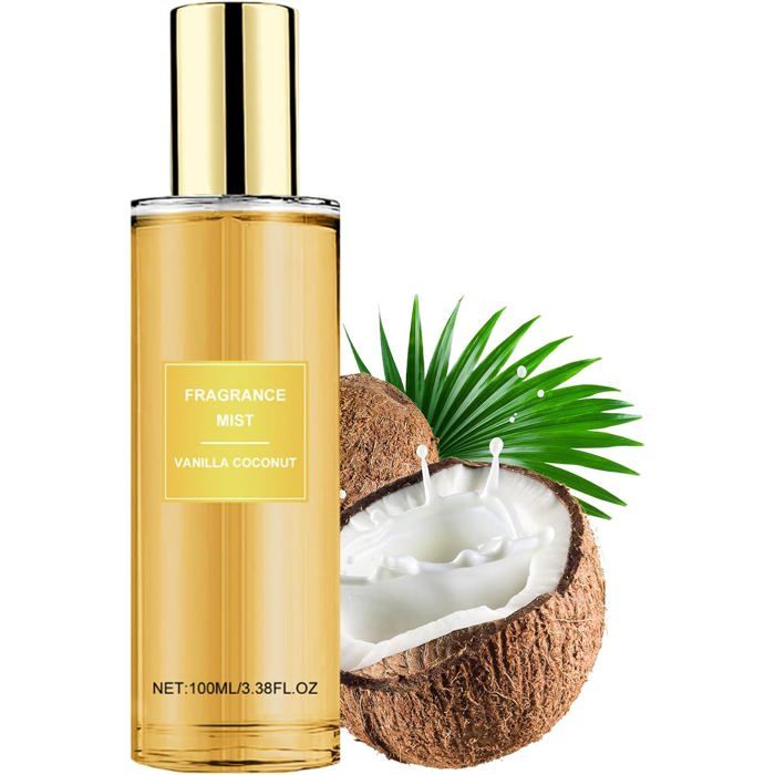 Brume Parfumsée Vanille Noix De Coco - 100 Ml Spray Corps Passion Noix ...