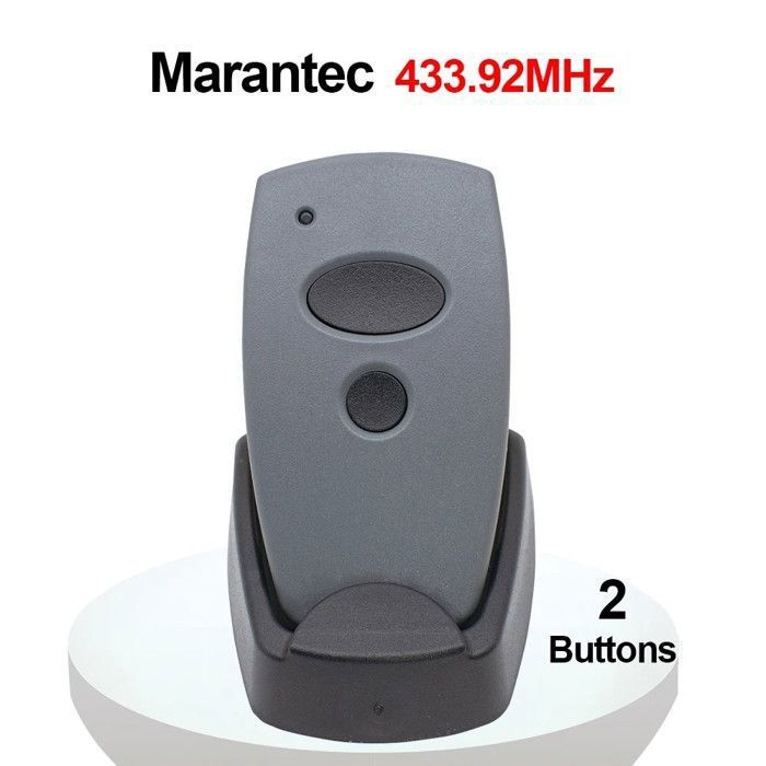 pepape Garage Handsender für Marantec Digital 302, 304, 382, 394, 392, 313, 321, 323 433MHz, Kompatibel mit Marantec 433,92MHz Multi-Bit Garagentoröffner