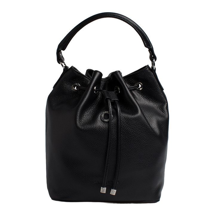 Sac à main pour femme avec bandoulière amovible 164007-Le noir
