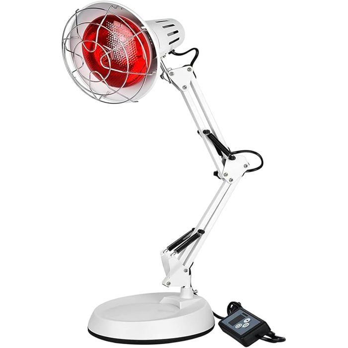 Lampe Chauffante 300W E27 Pour Animaux - Thermostat Réglable Poulailler Poulets Canards