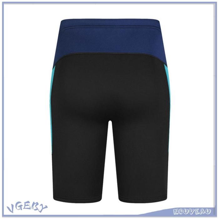 Duokon Shorts de plongée Short de plongée en néoprène 3MM pantalon chaud pour hommes et femmes sport piscine Noir Lac Bleu XXXL