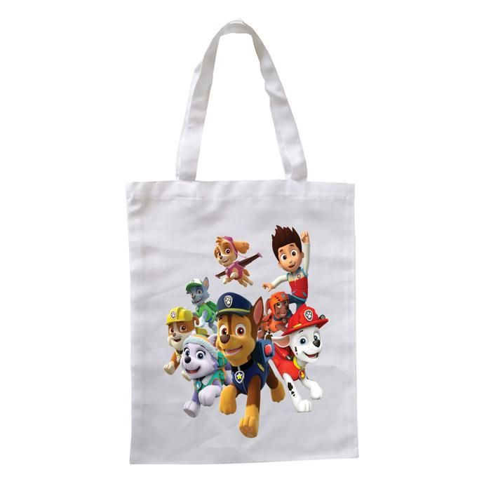 SHOPPING TOILE PERSONNALISABLE PAT PATROUILLE