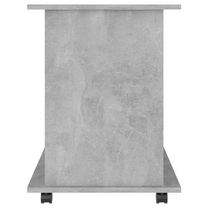 Remise 2026®Gris - Armoire à roulettes - grand stockage - buffet bahaut - gris béton - 60x45x60cm - Bois d’ingénierie 124 3673271