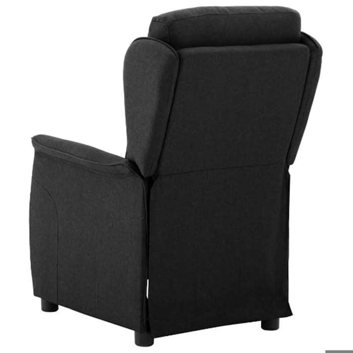 Fauteuil relax - Noir - Fauteuil inclinable - maximale : 110 kg - Noir 66.5x94x101.5 cm Polyester F7701