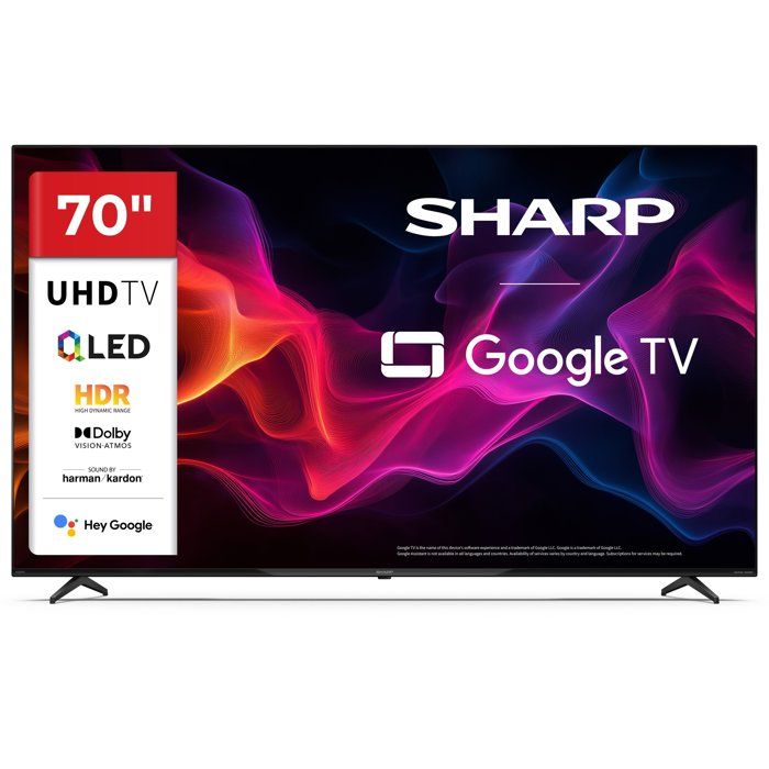 SHARP 70HP5265E TV QLED UHD 4K 70(177cm) Google TV 3840 x 2160 HDMIx4 Dolby