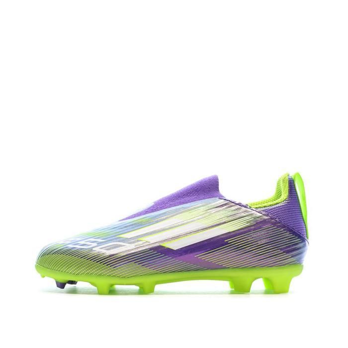 Chaussures de Foot Violet/Jaune Junior Adidas F50 League Ll FG/MG Chaussures de Foot Violet/Jaune Junior Adidas F50 League Ll FG/MG