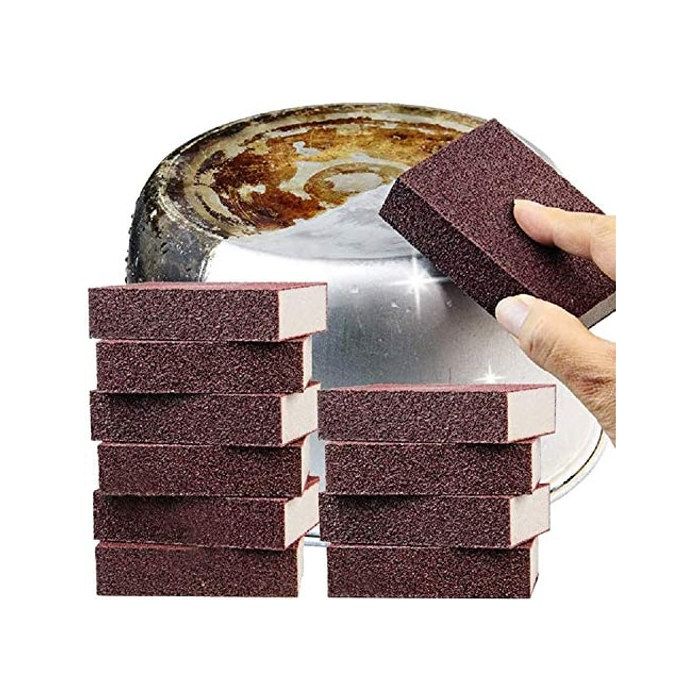 Nano Gomme Magique de Nettoyage Scrub Éponge Enlever les Taches Tenaces et Mark Aspirateur pour Produit Chimique 10pcs