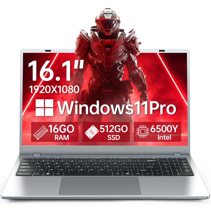 PC Portable 16.1 FHD - Intel 6500Y - 16Go 512Go