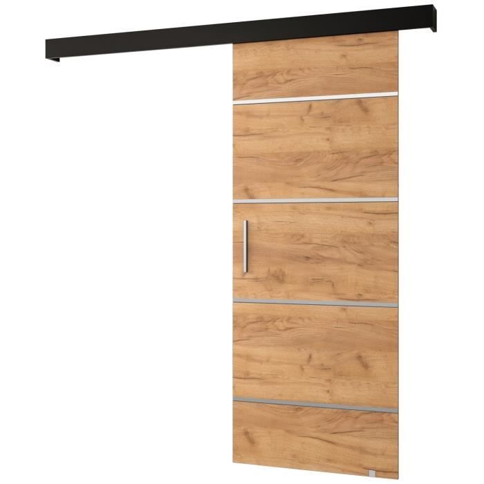 Porte coulissante ABIKSMEBLE - Salwador 4 - Cache rail, bandes ...