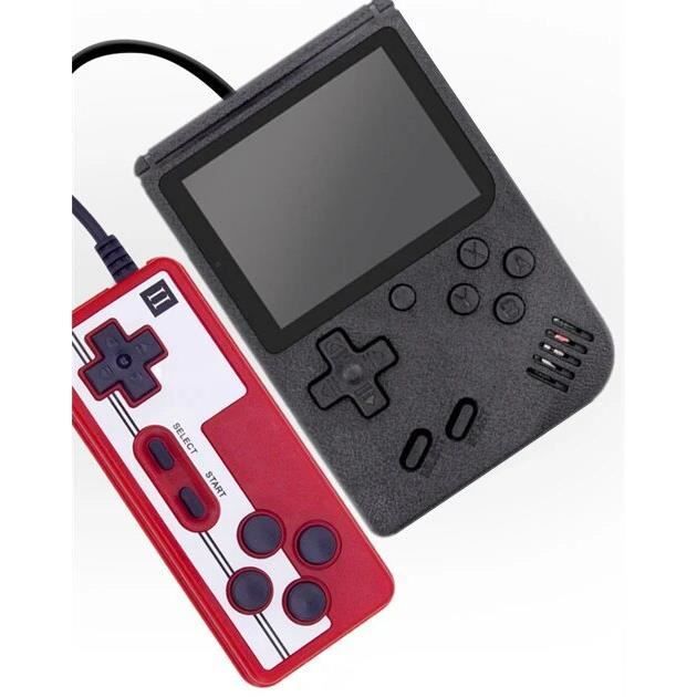 Console Rétro Macaron CZT – 800 Jeux Intégrés, écran 3 Pouces, Double Joueur, Sortie AV, Batterie Rechargeable