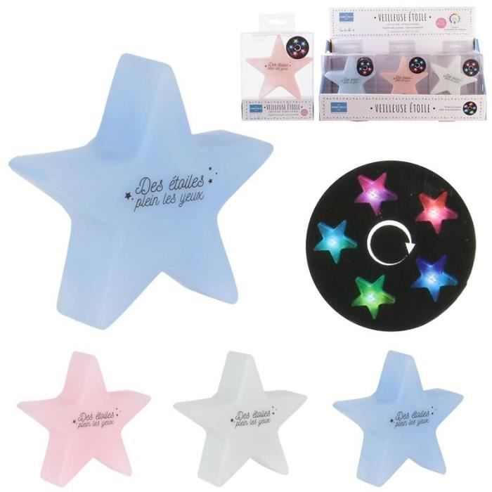 Veilleuse Etoile Blanc Bebe Enfant Avec Variation De Couleurs Des Etoiles Plein Les Yeux 19 Achat Vente Veilleuse Bebe Soldes Cdiscount