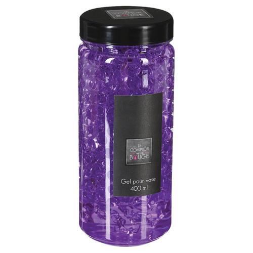 Gel pour vase Crystal 400 ml. Violet Cdiscount Maison