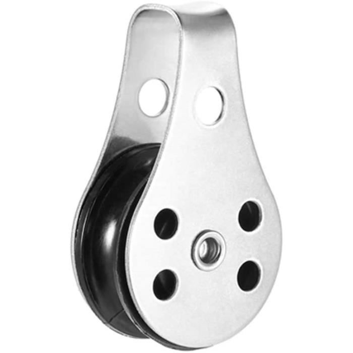 Poulie De Voile Inox T316 – 35 Mm – Avec Becket Pivotant – Haute Capacité De Charge