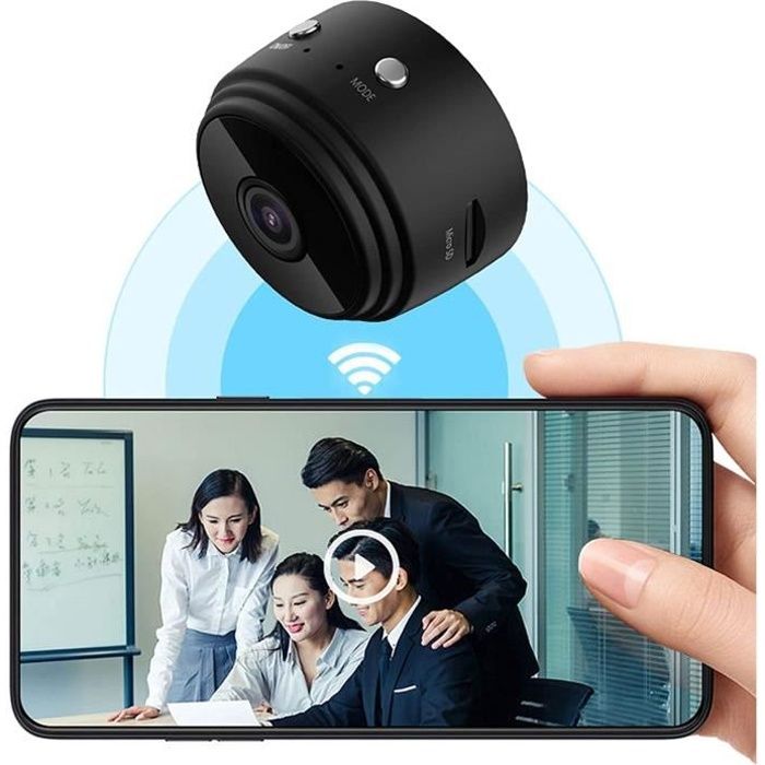COEMA Mini caméra Espion, enregistreur vidéo 1080P Mini caméras IP sans Fil, caméra cachée, caméras de sécurité à Distance WiFi[765]