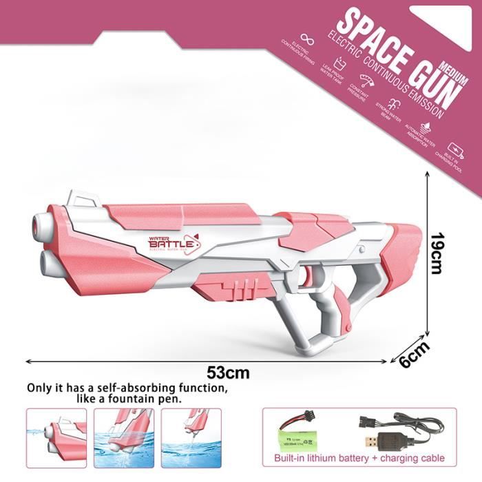 Pistolet à Eau Farce Bidirectionnel - Arroseur Créatif Pour Blagues Entre Amis Et Enfants (Blanc) - 11