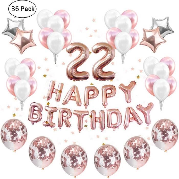 Ieongi 22 Ans Anniversaire Filles Partie Ballons Decoration Or Rose Set 12 Pouces Confettis Decoration Articles Party Kit Bannie Achat Vente Ballon Decoratif Cdiscount Ieongi 22 Ans Anniversaire Filles Partie Ballons Decoration Or Rose Set 12 Pouces Confettis Decoration Articles Party Kit Bannie Achat Vente Ballon Decoratif Cdiscount