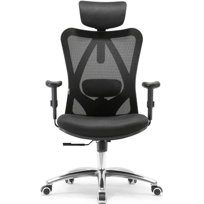 Sihoo Chaise De Bureau Ergonomique Fauteuil De Pivotant En Maille Avoir Soutien Lombaire Et Accoudoir Reglable Capacite Maximal De Achat Vente Fauteuil Releveur Sihoo Chaise De Bureau Ergo Cdiscount