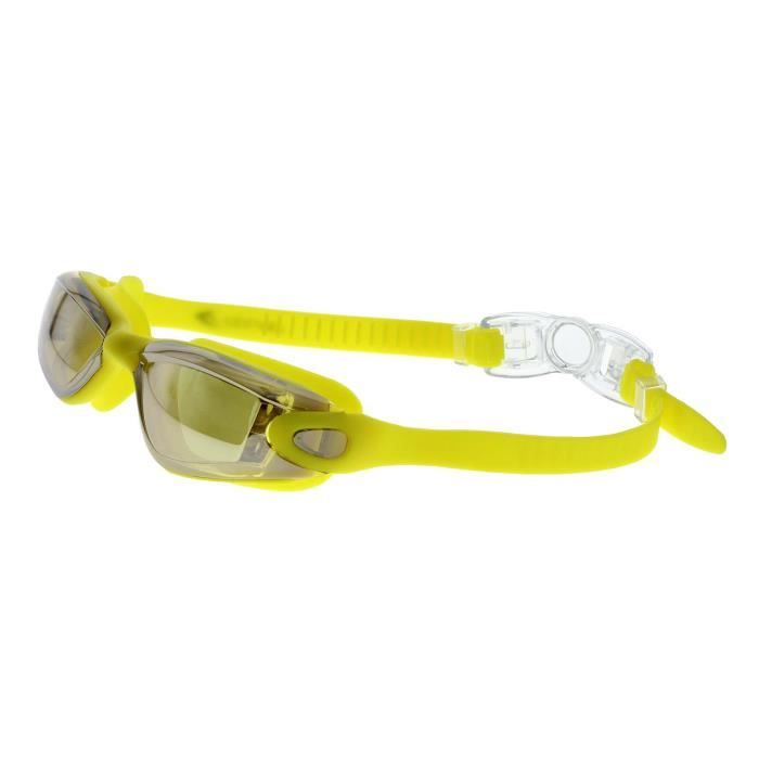 Lunettes De Natation à Grand Vue Sans Fuite Avec Bouchons D'Oreilles Conjonctés Pour Hommes Femmes Jeunes