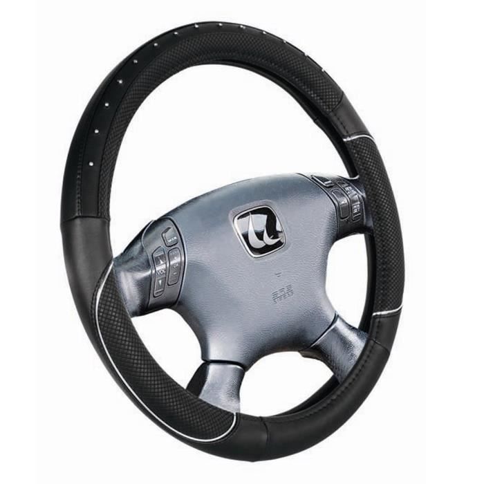 Couvre Volant pour Renault Twingo ø 37-39 cm en Simili Cuir PVC