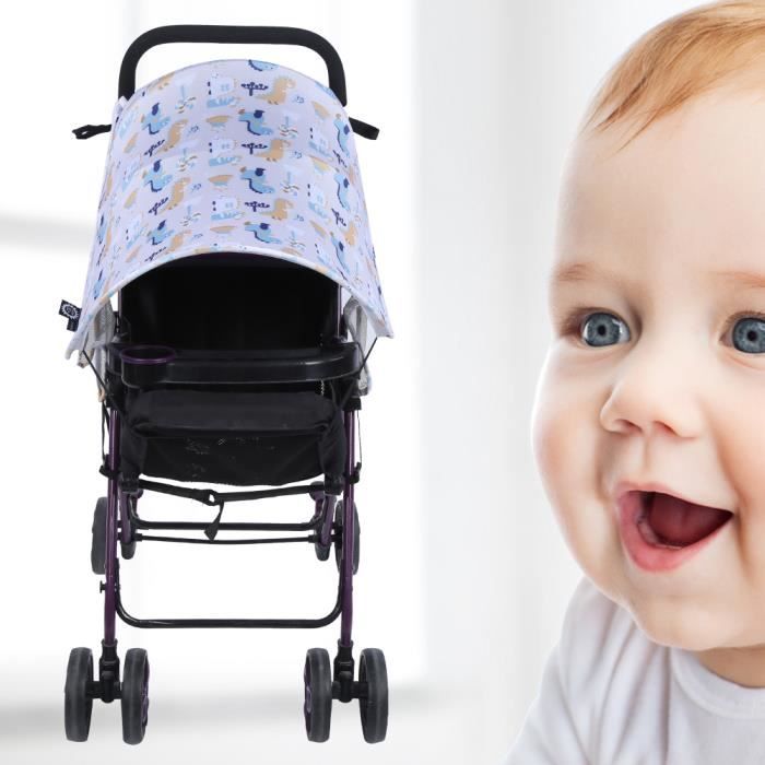 Couverture De Parasol De Poussette Pour Bebe Anti Uv Accessoire Universel Pour Poussette Bebe Couleur Claire 85 X 67cm Ali Cdiscount Au Quotidien