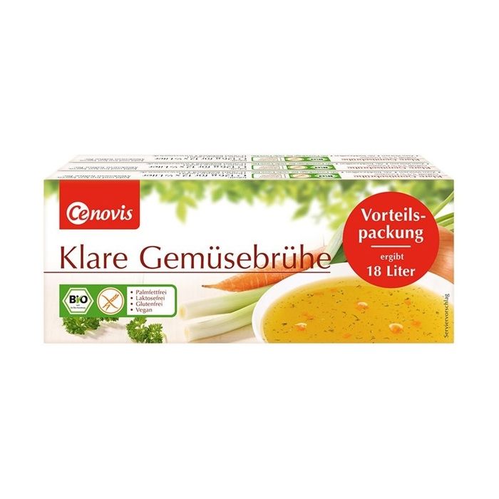 CENOVIS Cubes de bouillon de légumes clairs 3 unités Cdiscount Au