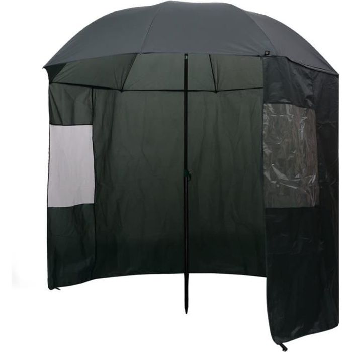 Design Moderne Parapluie de pêche Vert 240x210 cm Haut de gamme &626964