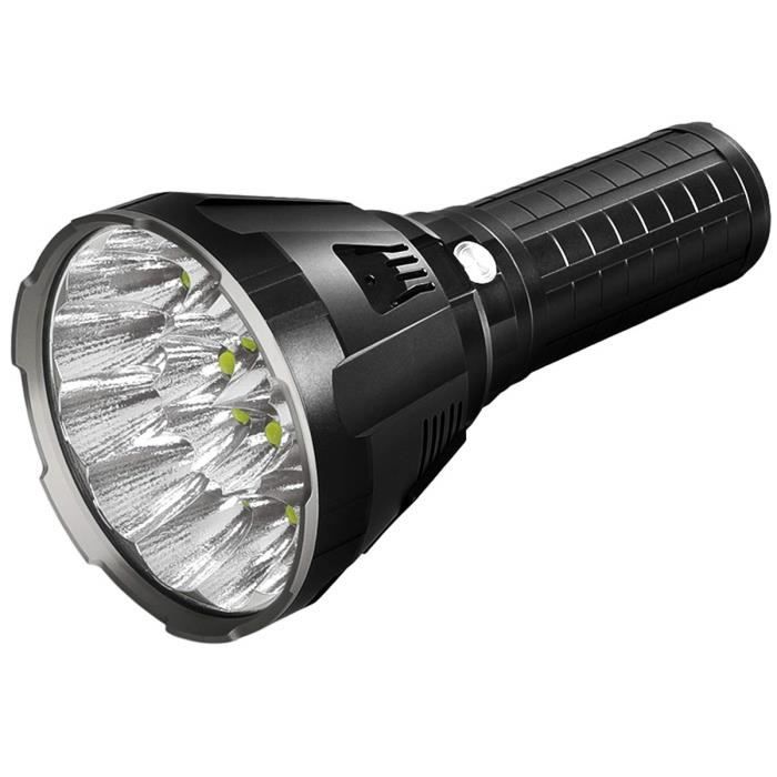 IMALENT MS18 Lampe de poche 100 000 lumens CREE XHP70 2nd LED Portée 1350 m  avec écran OLED et ventilateur intégré inclus - Cdiscount Bricolage