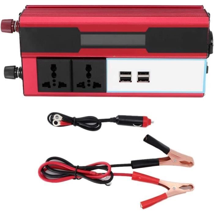 Onduleur 12V Vers 230V Duracell 175W - Double Prise Secteur + Ports USB, Idéal Pour Voiture, Camping, Voyages
