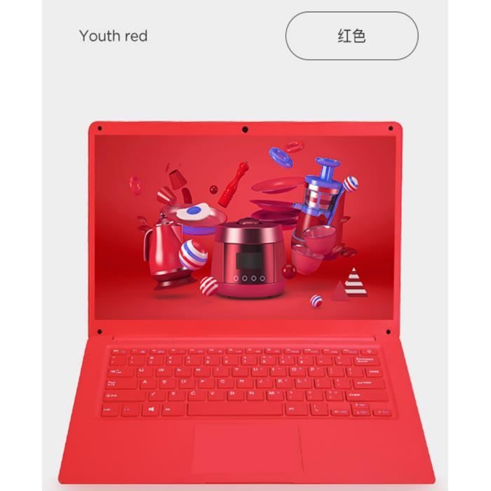 Vente PC Portable 14 Pouces Ordinateur Portable PC 6Go + 512Go Win10 Rouge pas cher Vente PC Portable 14 Pouces Ordinateur Portable PC 6Go + 512Go Win10 Rouge pas cher