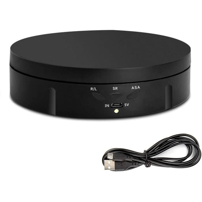Platine Tournante Luolety Motorisée - Support Rotatif 90°-180° Pour Photo/Vidéo