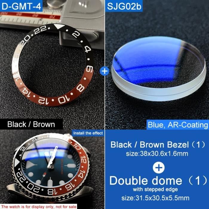 Lunette De Montre En Céramique 38mm MITINGER – Remplacement Élégant Et Résistant Aux Rayures – Plusieurs Couleurs