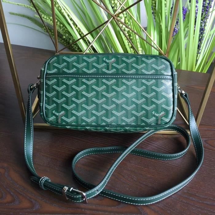 Sac bandoulière,GOYARD – sac à bandoulière pour femmes, pochette de  styliste, en cuir véritable, unisexe, marque - Type Green - Cdiscount  Bagagerie - Maroquinerie