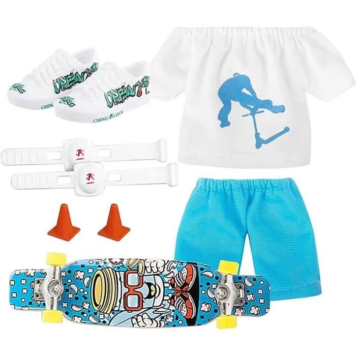 Finger Scooter Set Mini Trottinette Enfant | Jouet Doigt Avec Accessoires - 5