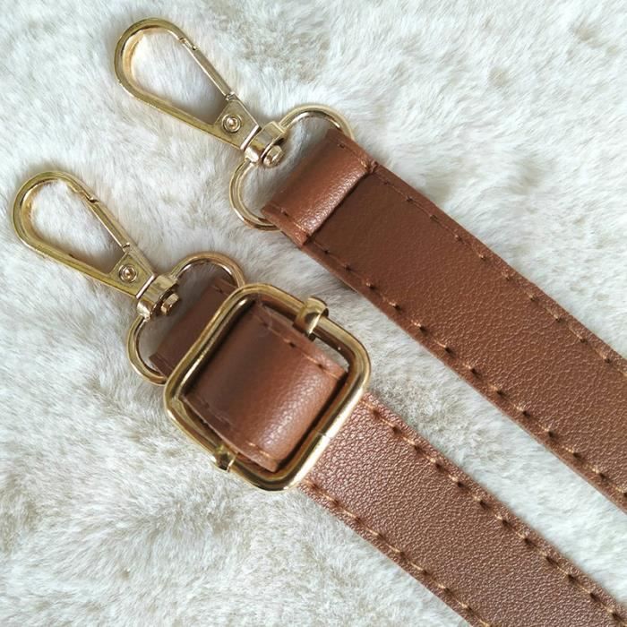 Sangle Sac A Main PATIKIL - Sangle De Sac à Main Réglable En Cuir PU, 120 Cm - Remplacement Élégant Pour Sac Bandoulière Sangle Bandoulière