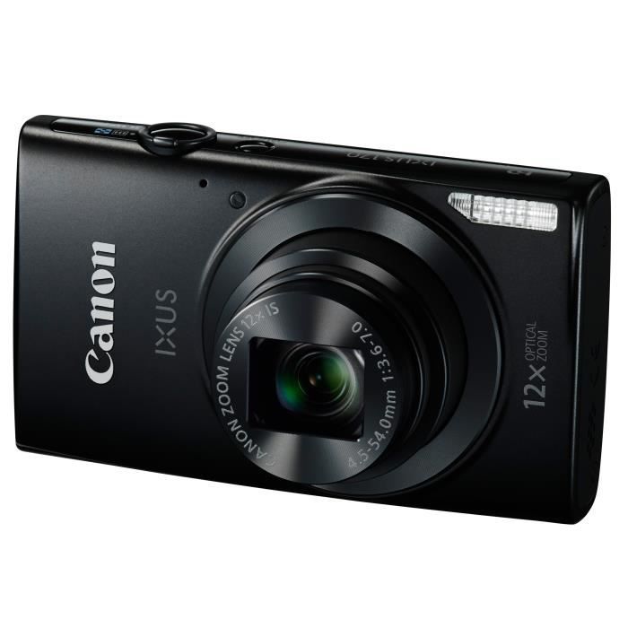 Canon Ixus 170 Noir Ccd 20 Mpixels Appareil Photo Numerique